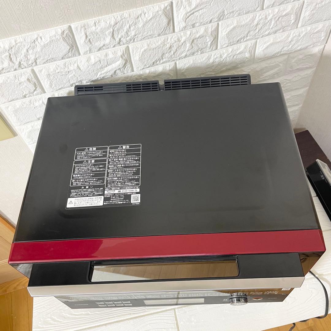 【美品/２週間保証付き】東芝 ER-WD3000 2021年製 レッド