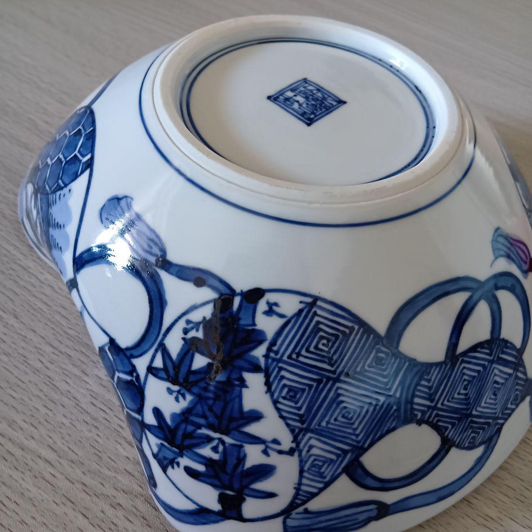 【美品】京焼・清水焼☆平安壹楽☆六瓢鉢