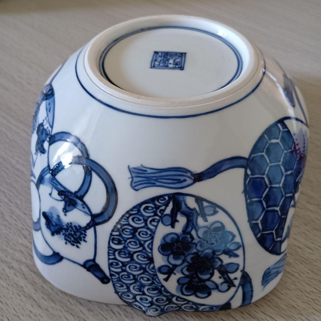 【美品】京焼・清水焼☆平安壹楽☆六瓢鉢