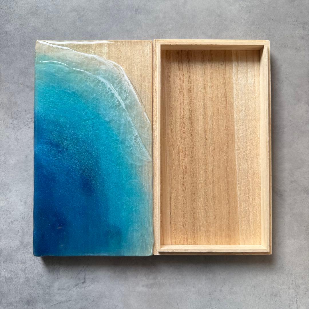 Ocean Resin Box（海レジン木箱）