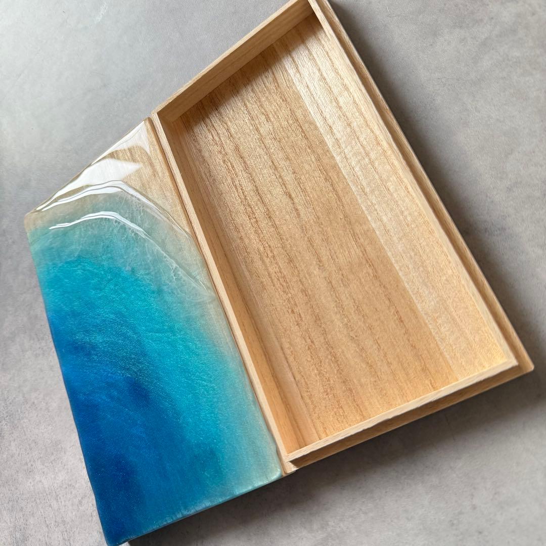 Ocean Resin Box（海レジン木箱）
