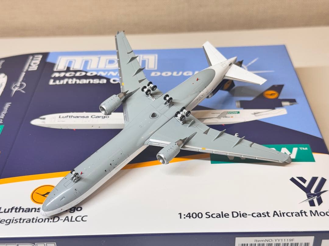 Lufthansa Cargo MD-11 WOW塗装 希少 1/400 HX
