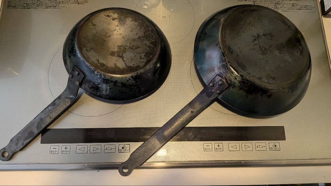 デバイヤー　鉄製フライパン 2個セット 22cm 28cm