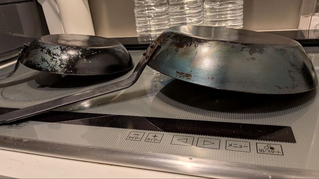 デバイヤー　鉄製フライパン 2個セット 22cm 28cm