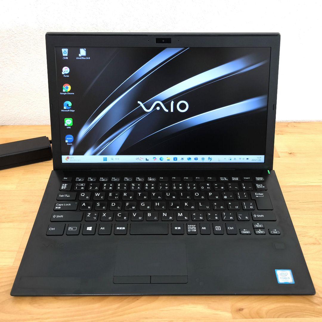 【Windows11】VAIO ノートパソコン│Corei5第8世代・フルHD