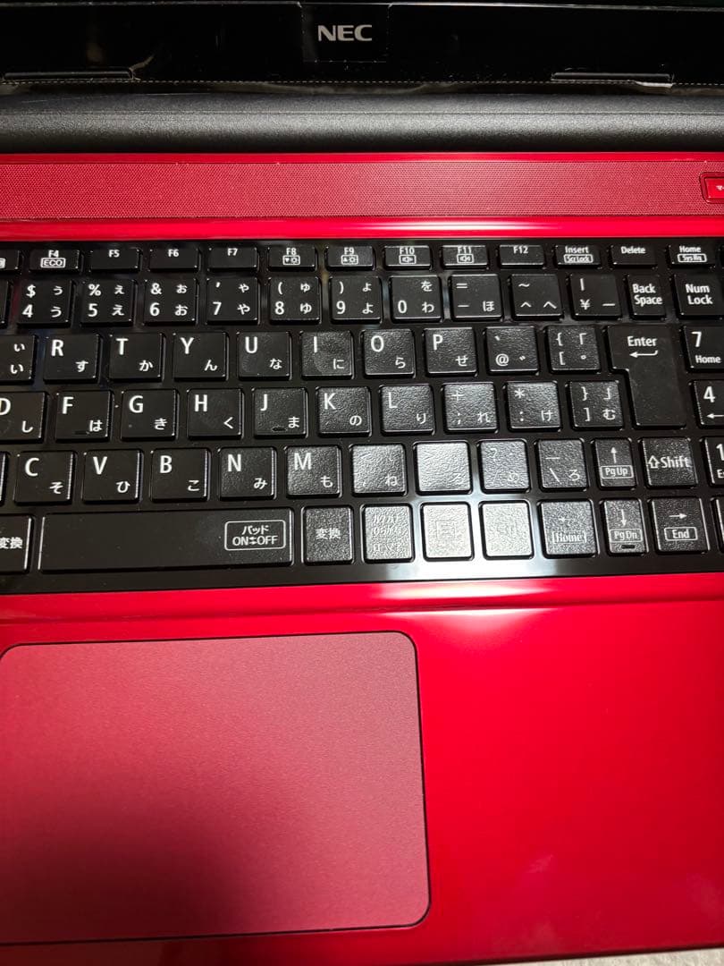NEC LAVIE ノートPC PC-NS150EAR レッド