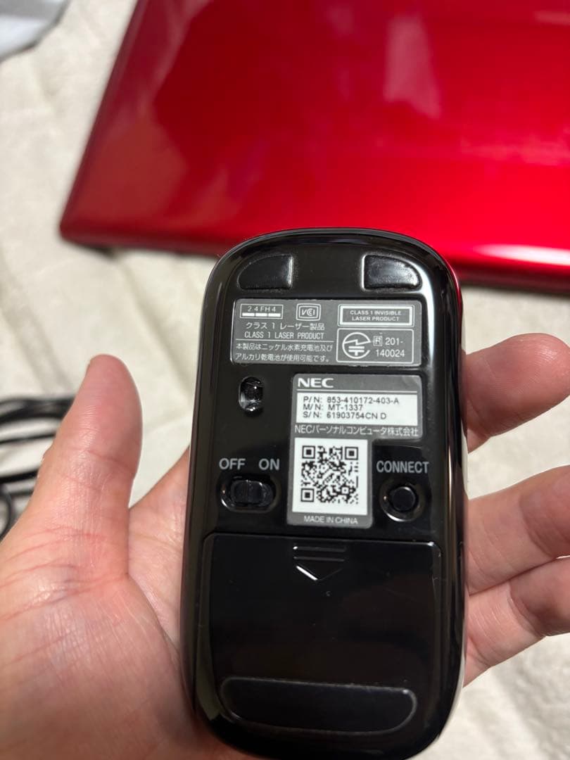 NEC LAVIE ノートPC PC-NS150EAR レッド