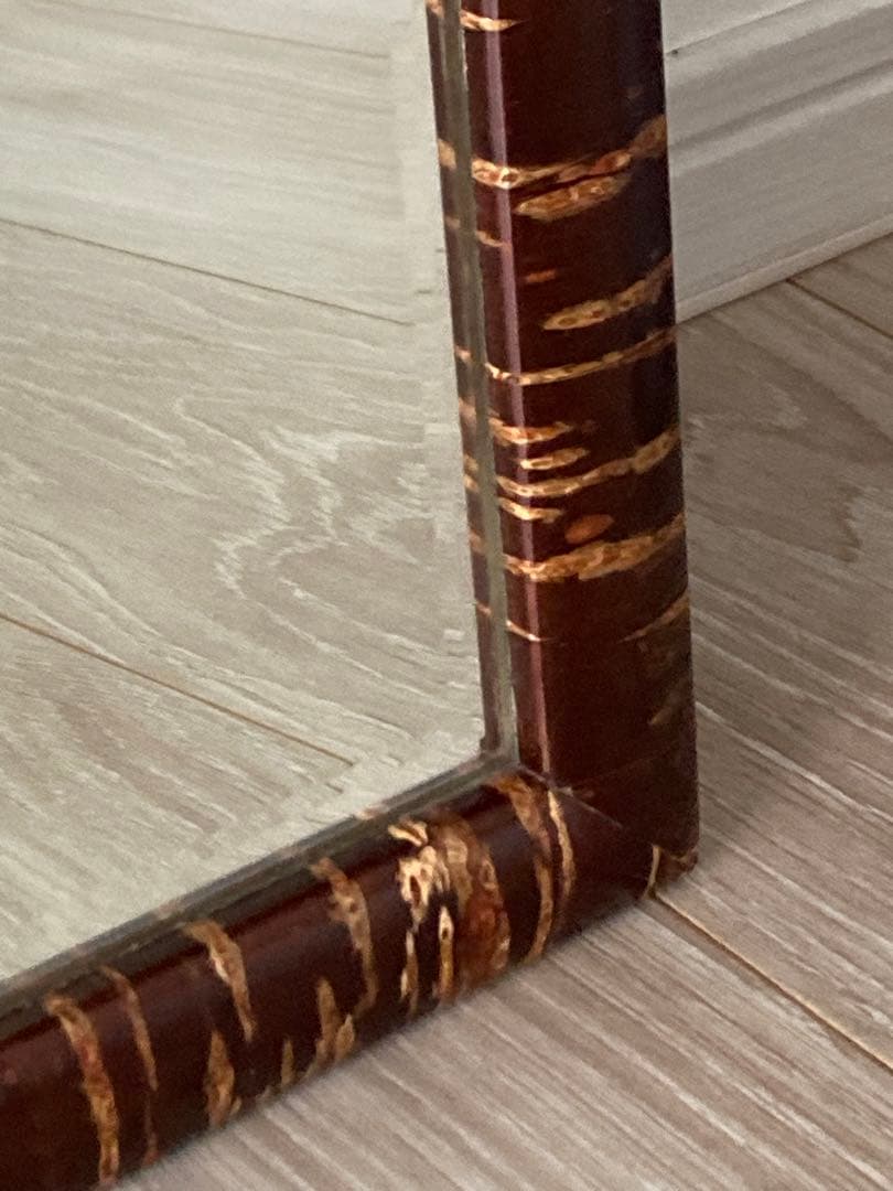 藤木伝四郎商店/伝統工芸品　インテリアミラー　姿見　未使用品