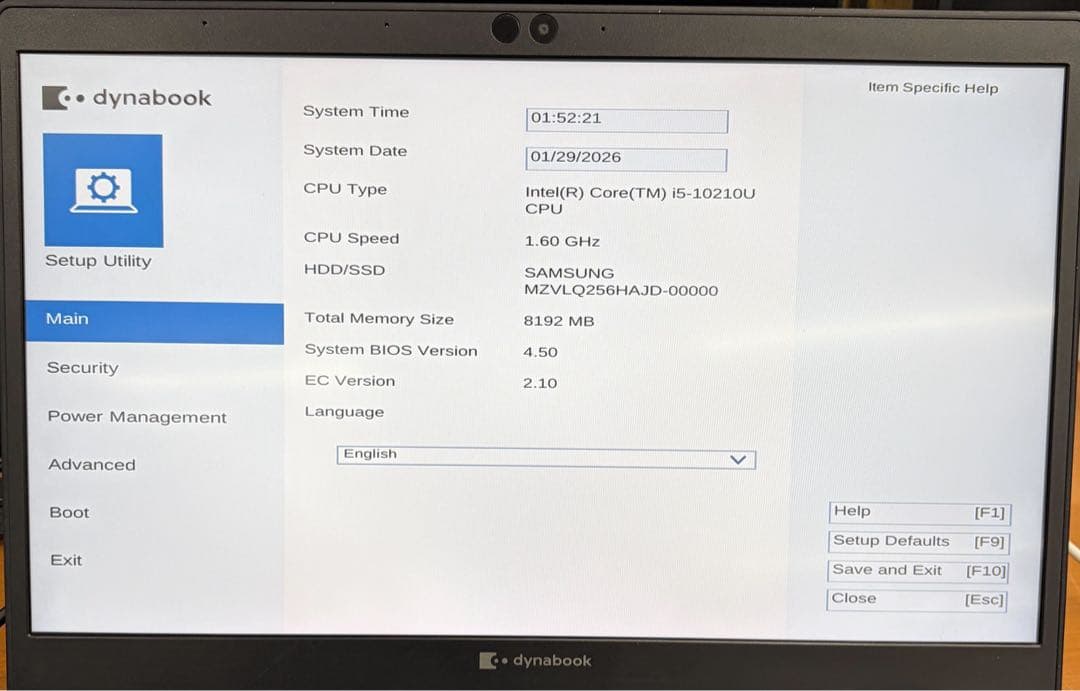 D*i様 【ノートPC】dynabook G83/FR / i5-10210U