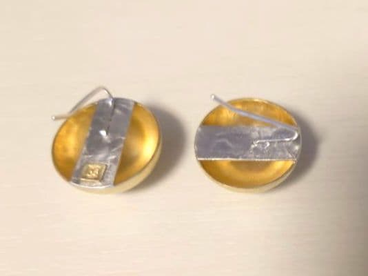 mayumimurasawa / MOON ピアス / brass / 真鍮