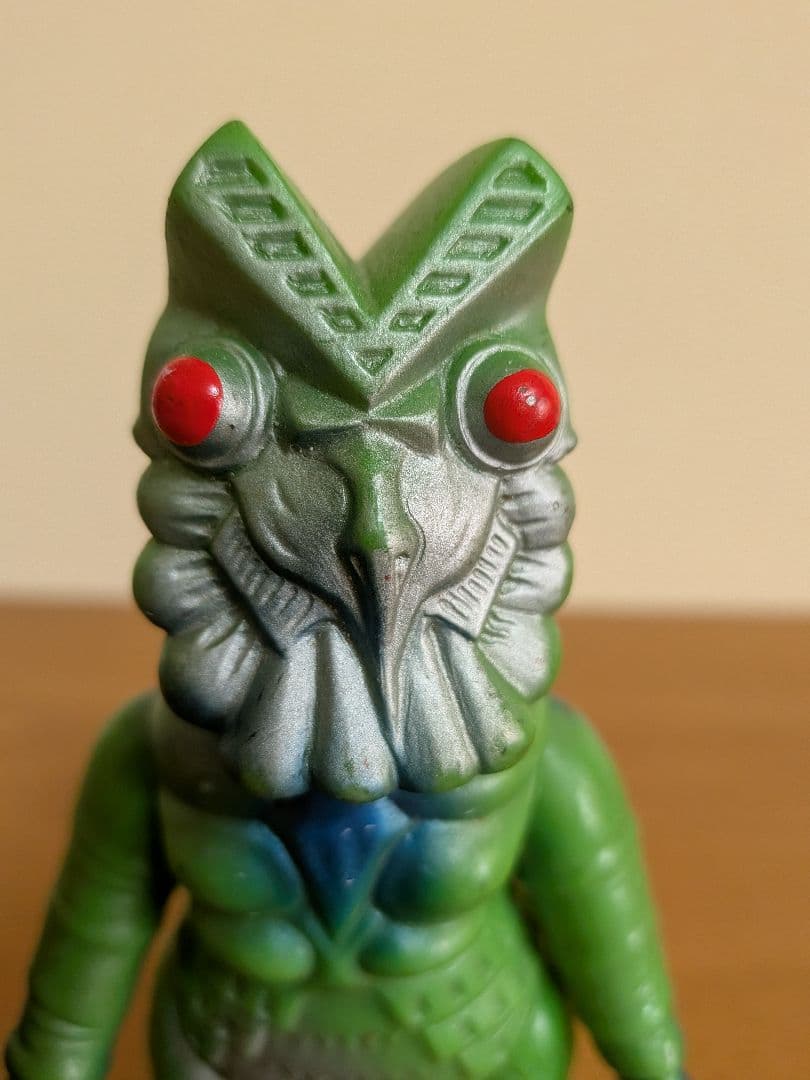 【当時もの】ブルマァク　ミドルソフビ　バルタン星人　ウルトラマン