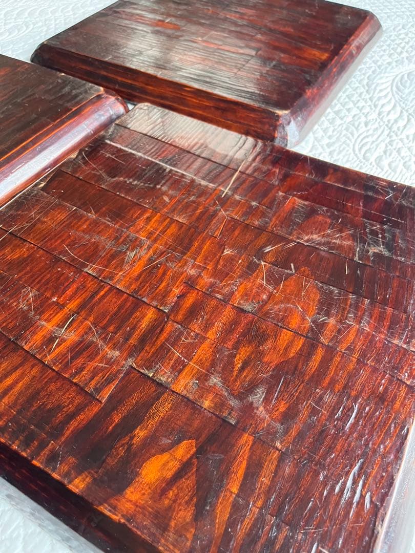 御膳 トレイ 木製 ３つセット