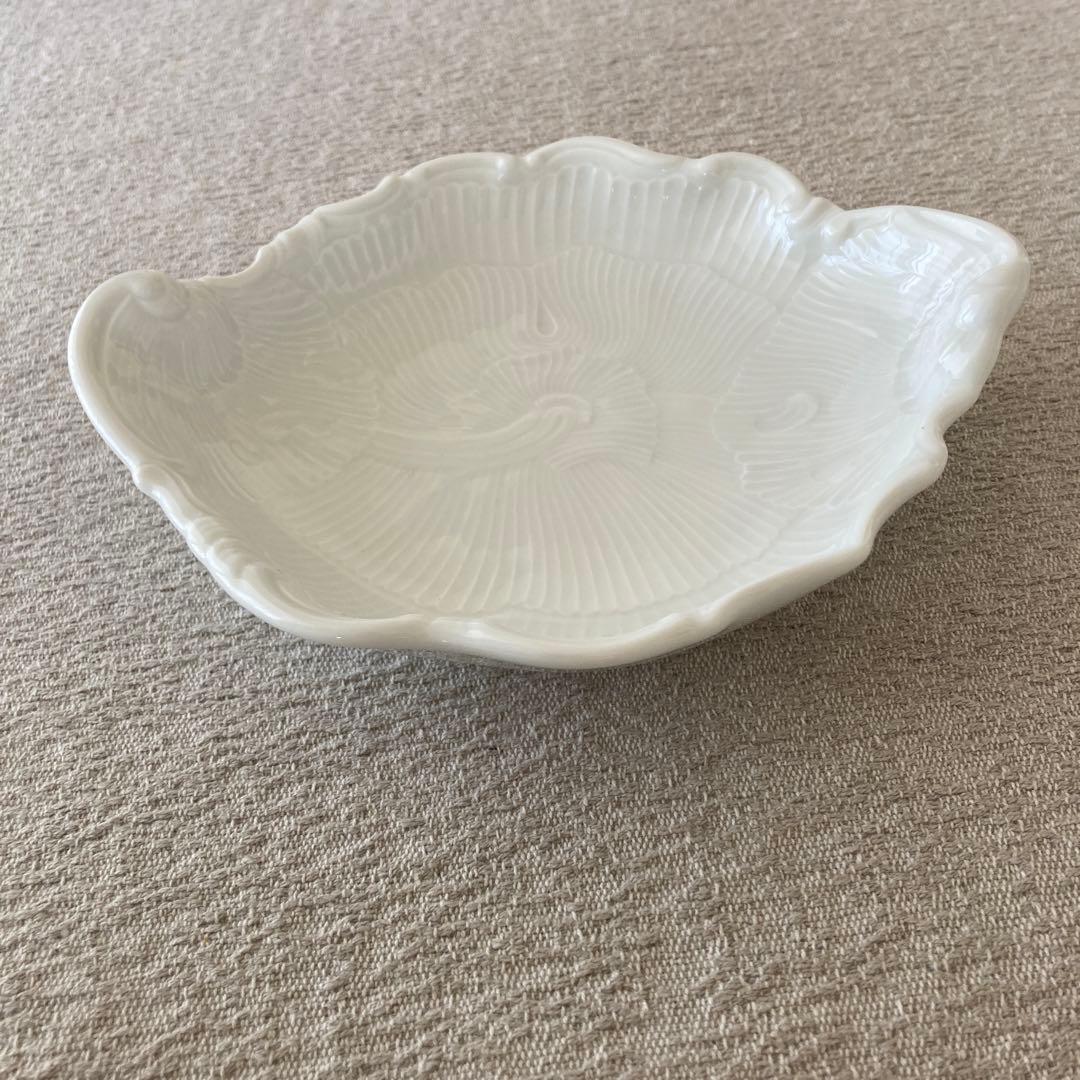 ベッキオホワイト Vecchio ginori シェル＆ミニプレート５枚