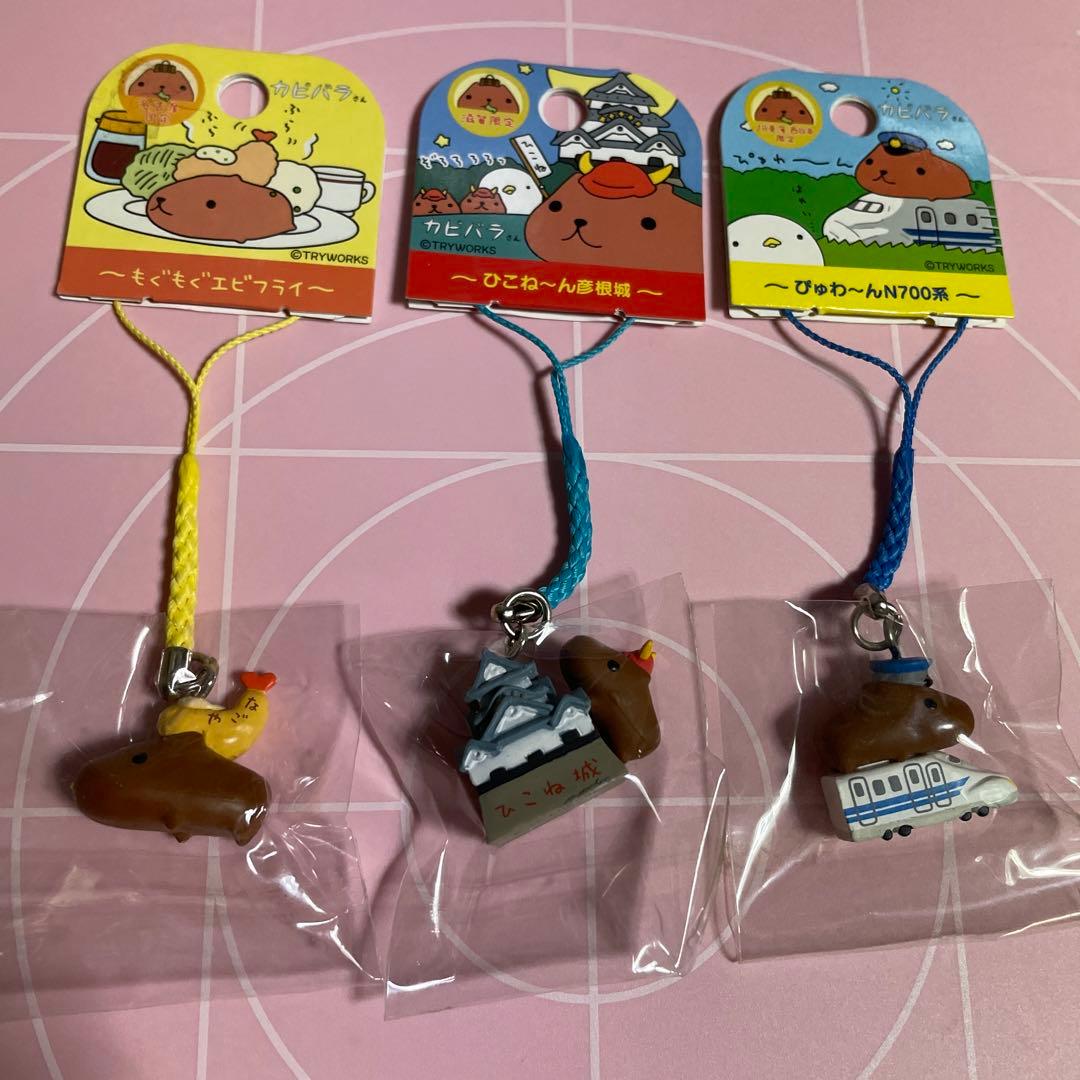 カピバラさん ねつけ ストラップ 8種 Bセット メルカリ便