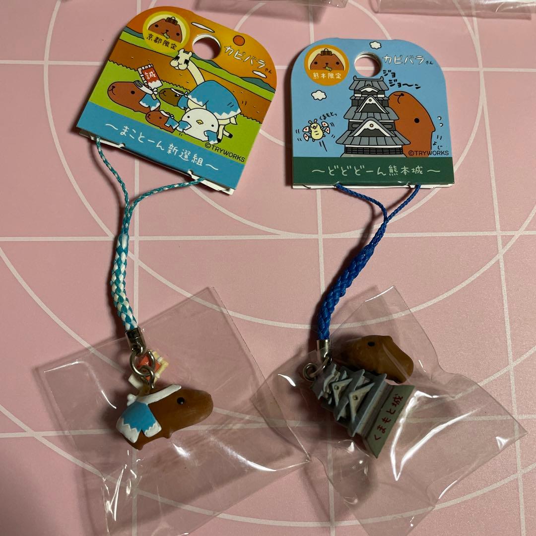 カピバラさん ねつけ ストラップ 8種 Bセット メルカリ便