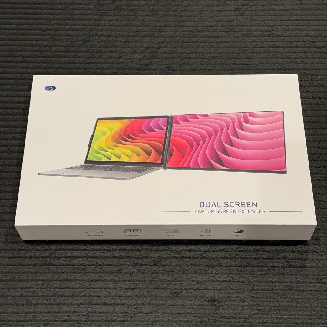 【新品】P5 デュアルモニター 15.6インチ IPS FHD 1080P