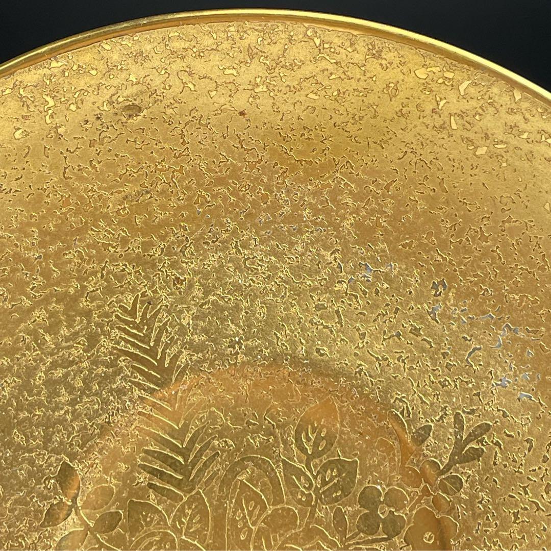 【希少】フッチェンロイター 金彩 クサラシ技法 ティーカップ＆ソーサー 花籠