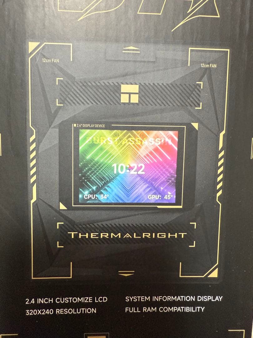 PC用ファン・クーラー BURST ASSASSIN 120 VISION BLACK