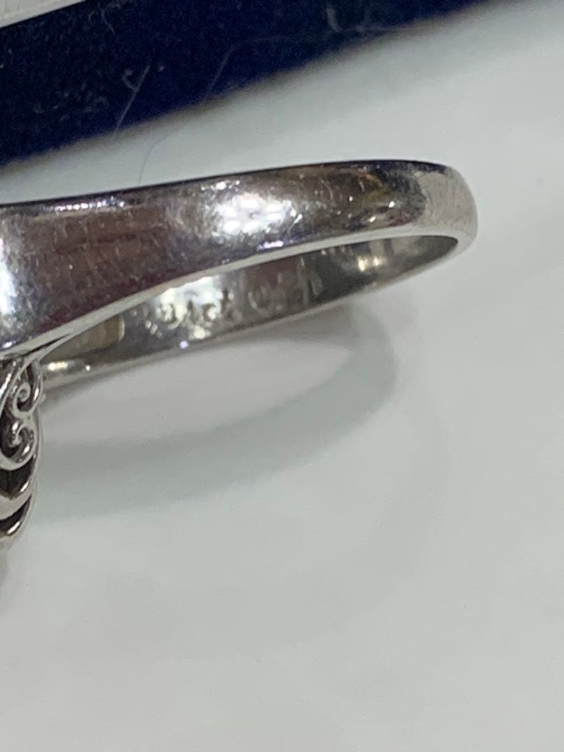 プラチナ Pt900 オパールリング 10月　誕生石　約11号 ？指輪