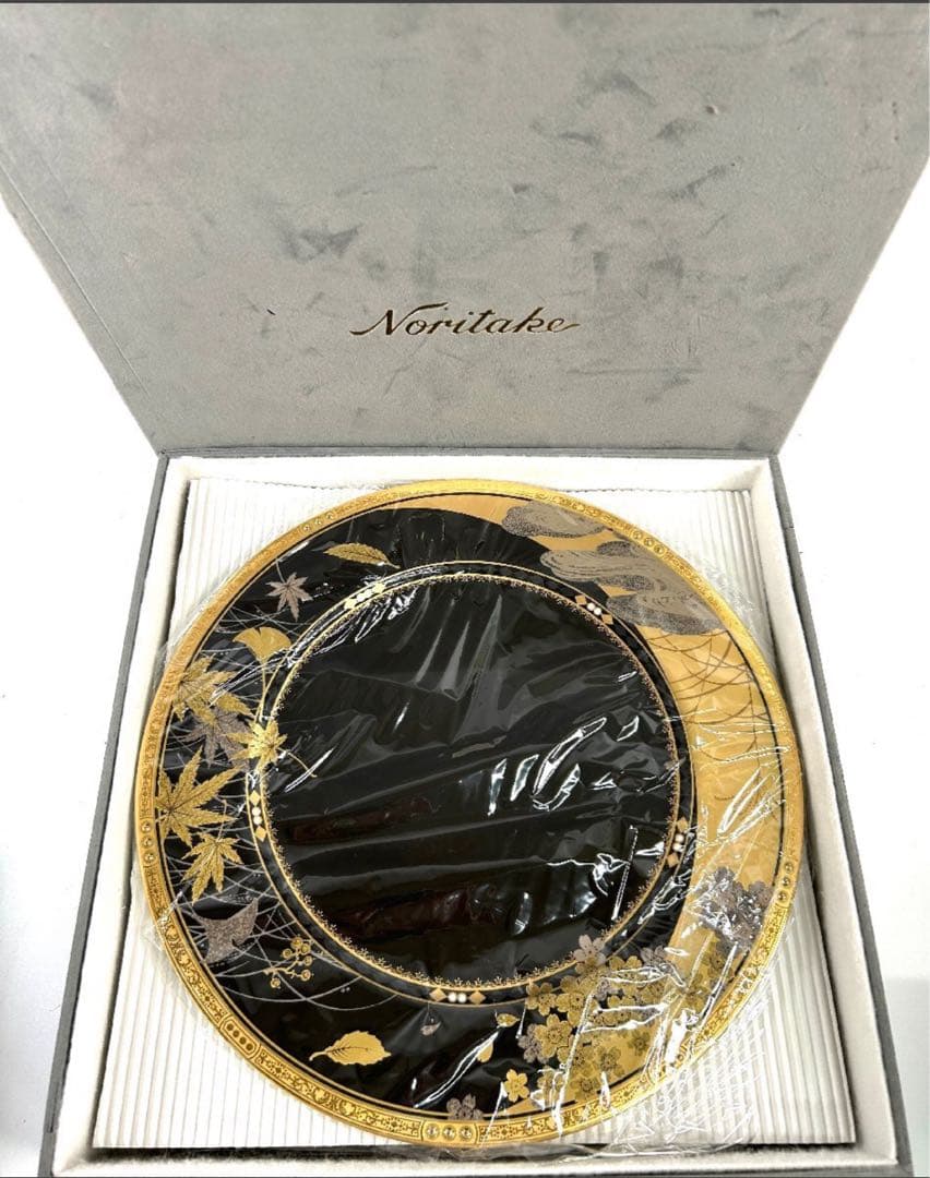 Noritake 四季彩舞曲4枚 100周年記念　金彩　ケース入り