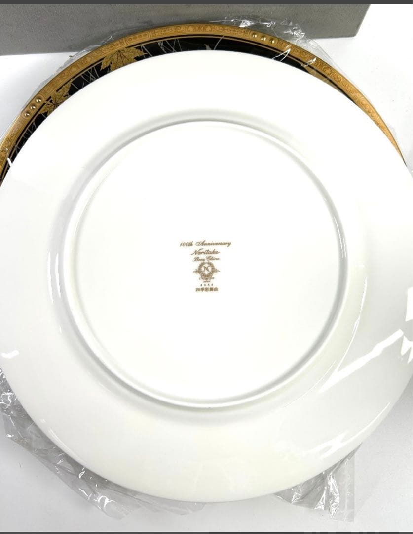 Noritake 四季彩舞曲4枚 100周年記念　金彩　ケース入り