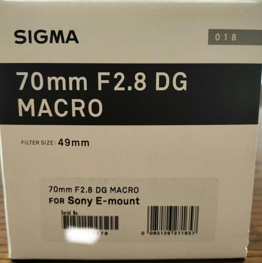 ジ*ン様 SIGMA 70mm F2.8 DG MACRO Sony E-mou