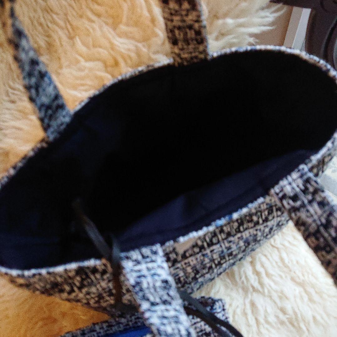 H64 イタリア一流ブランド生地使用ミニトート　ポーチ付き