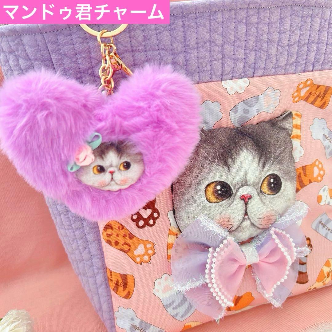も*❤様 ぷっくりマンドゥ君　韓国ヌビキルト＆肉球お手手　コヤンイサムチョン　ト