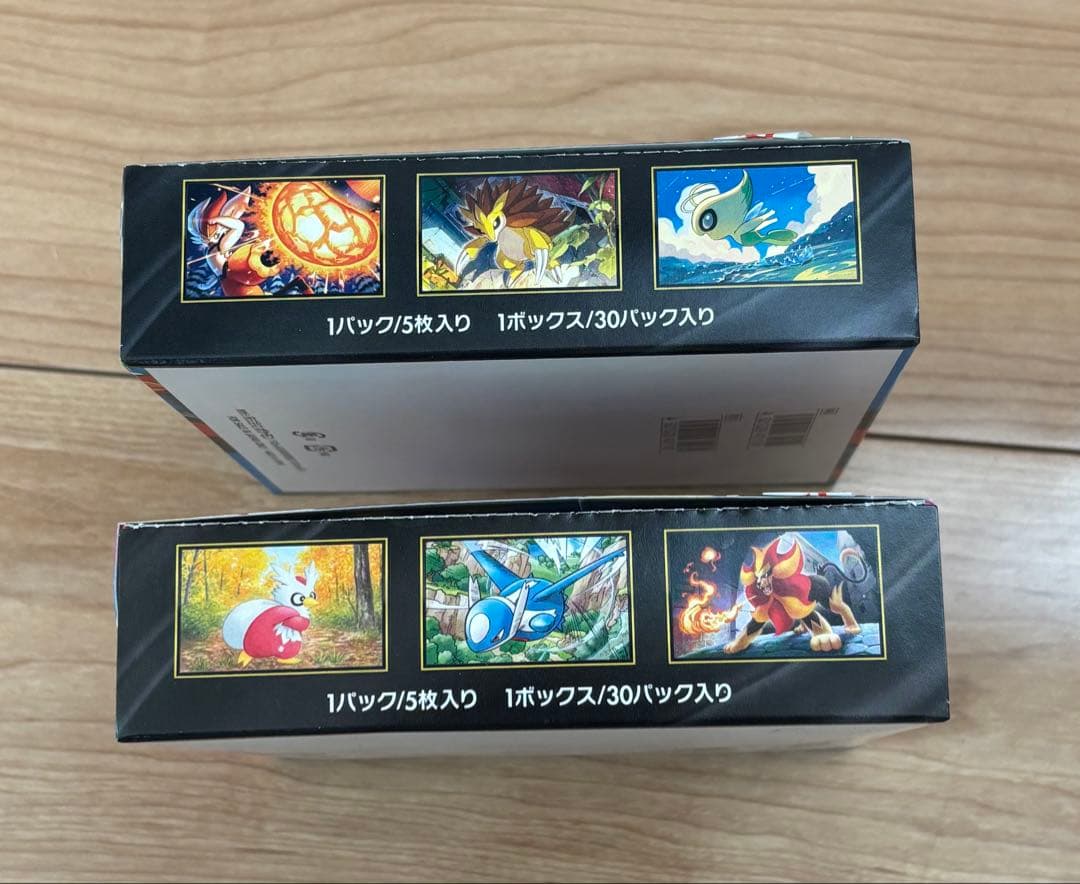 メガブレイブ メガシンフォニア 計2BOXペりありシュリンクなし ポケモンカード