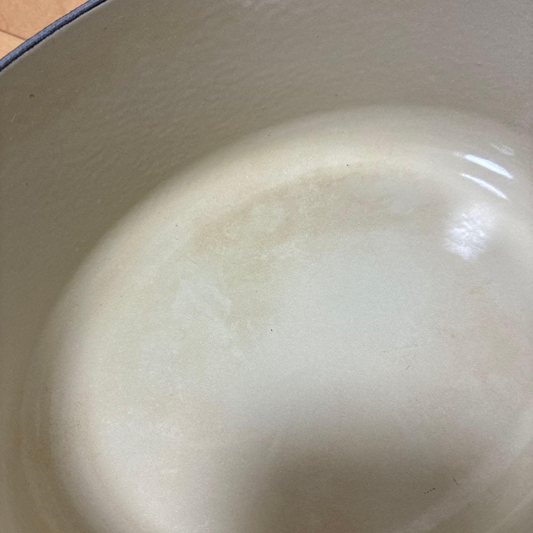 ル・クルーゼ　ココットオーバル　鍋　ブルー　23