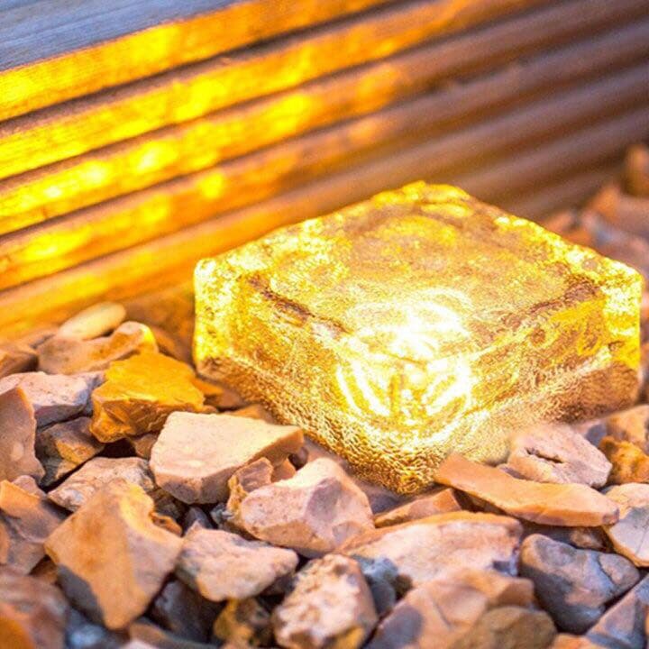 10個セットガーデンライト 地埋込型ライト 防犯ライト 太陽光パネル  暖色