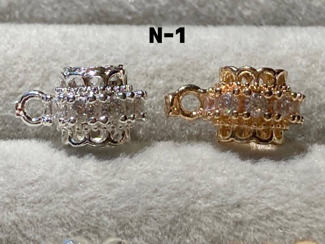 カン付きロンデル　パーツ　シルバー　ゴールド　ブラック　ハンドメイド　ばら売り