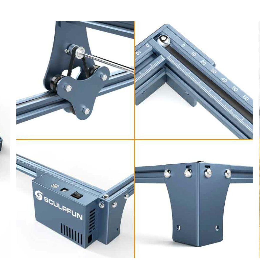 SCULPFUN S9 5.5Wレーザー彫刻機