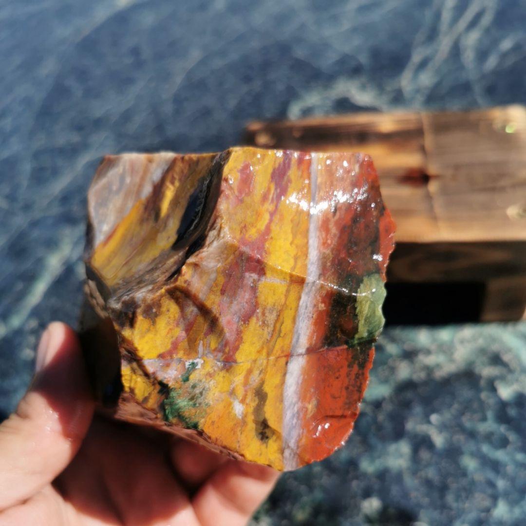 ファンシージャスパー　940グラム　鑑賞石　原石　宝石　鉱物　パワーストーン　石