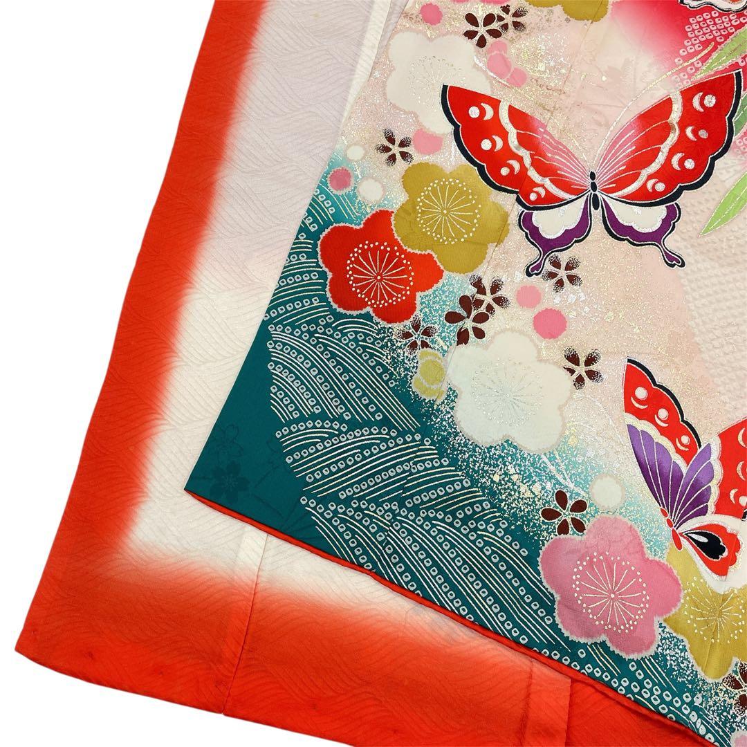 ◎mk-2550　七五三　女の子　着物　7歳　日本製　　12-4