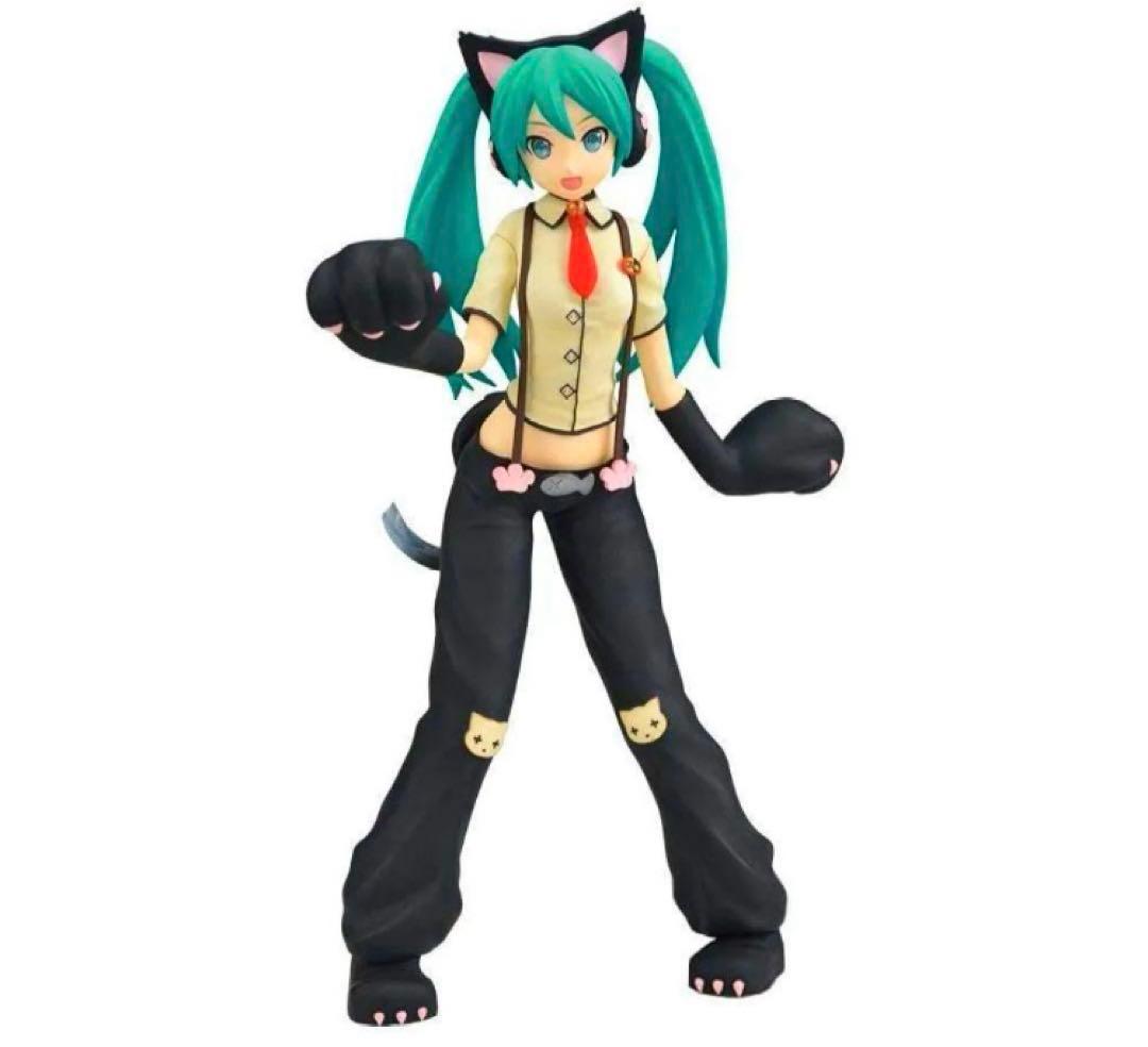 【※初版】 初音ミク スーパープレミアムフィギュア SPM 初音ミク にゃんこ