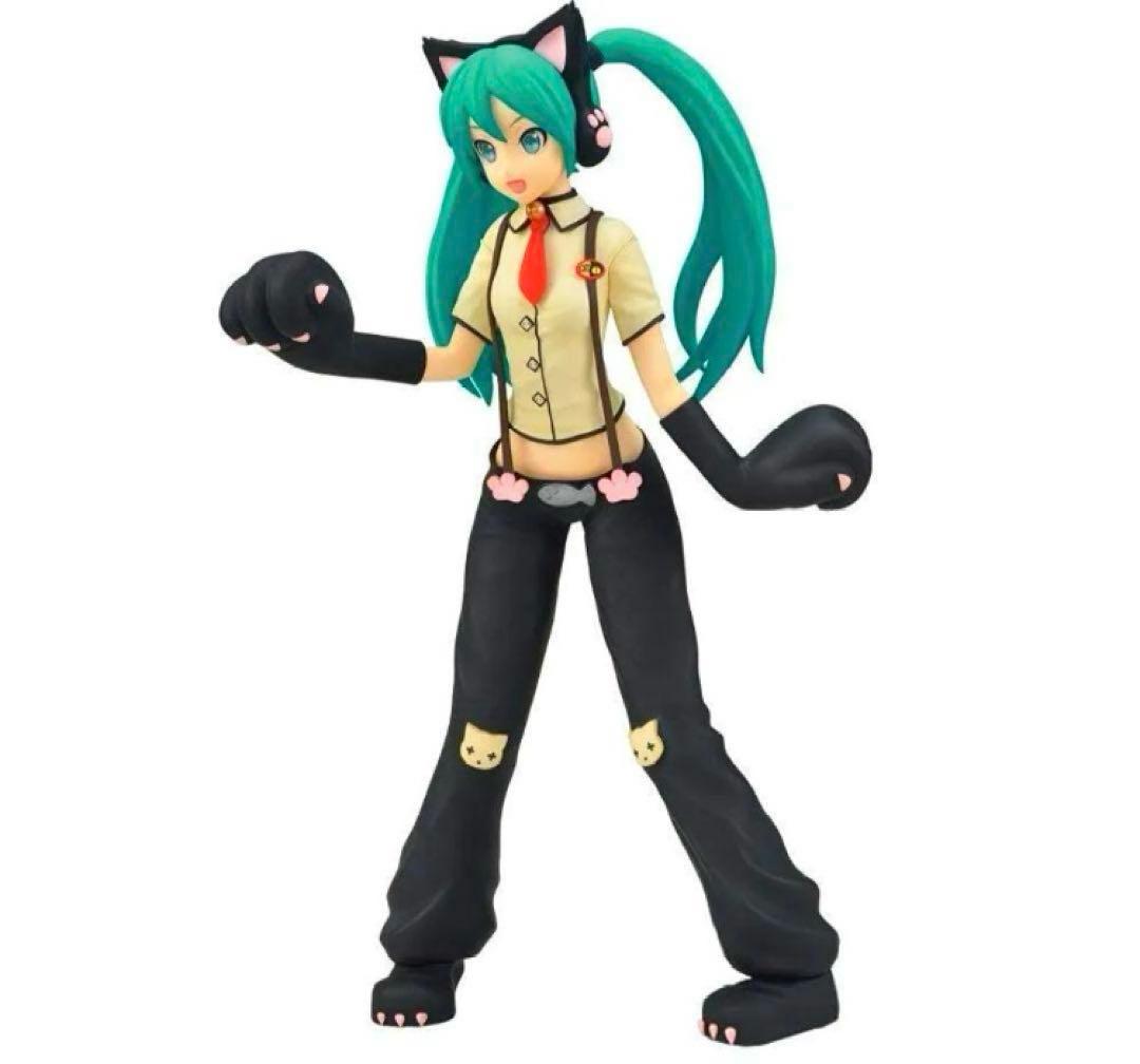 【※初版】 初音ミク スーパープレミアムフィギュア SPM 初音ミク にゃんこ