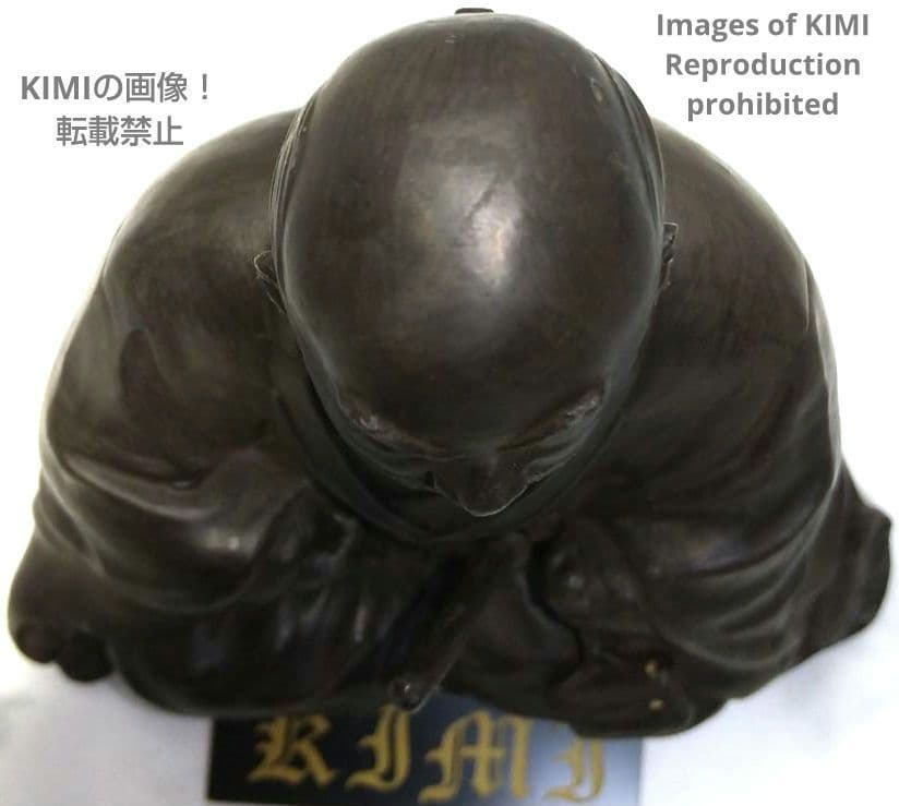 武田信玄 銅像 銅製 高さ12.3 幅14.4cm Takeda Shingen