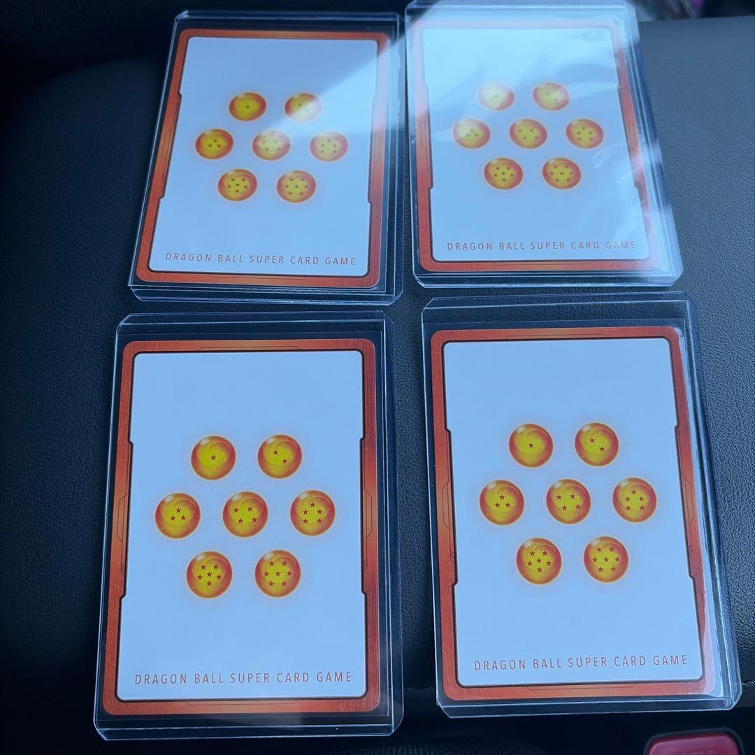 ドラゴンボールフュージョンワールドゴジータエナジーマーカー　パラレル　4枚セット