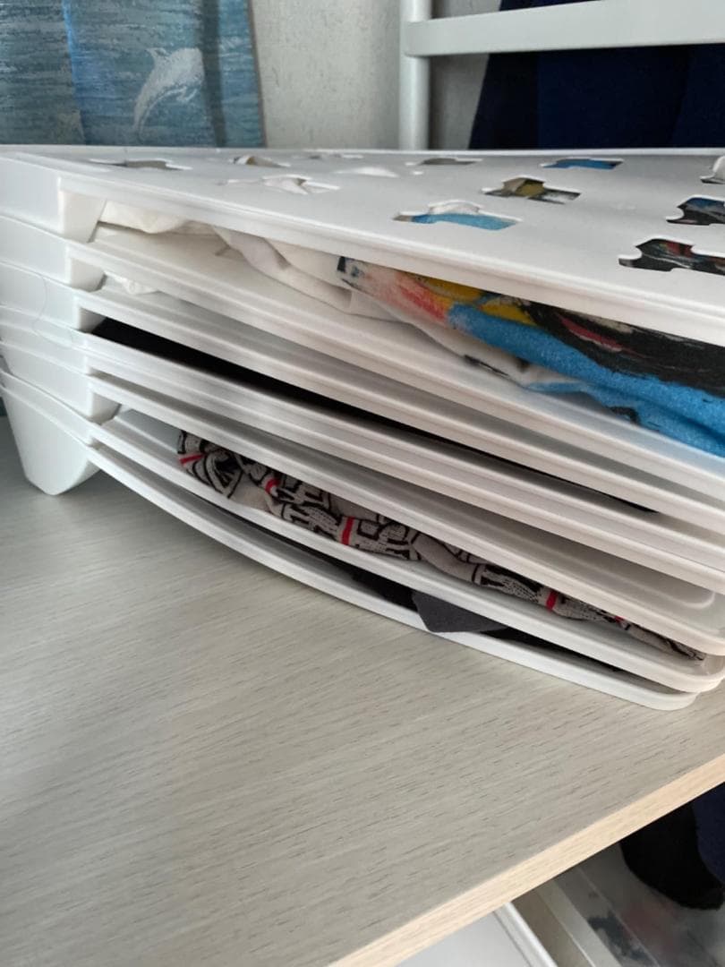 衣類収納 折り畳みボード 10枚