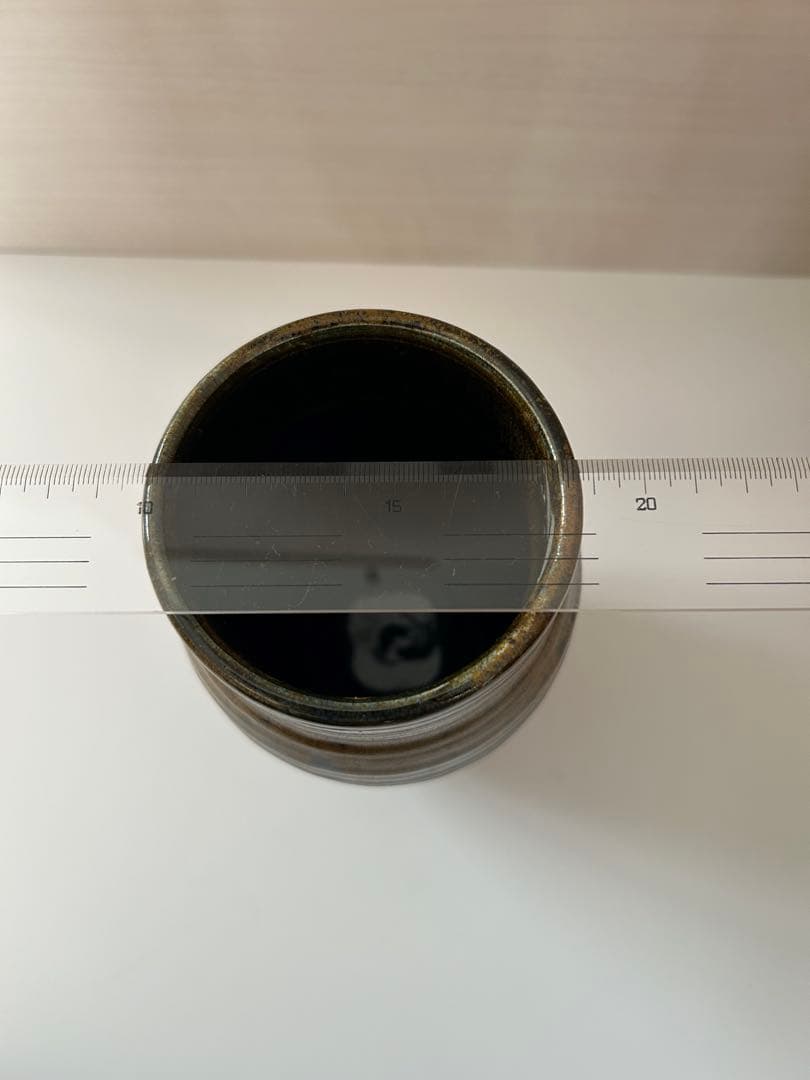 陶芸家 中島翁介 作 花瓶 木箱あり 陶器 花器 民藝 作家物