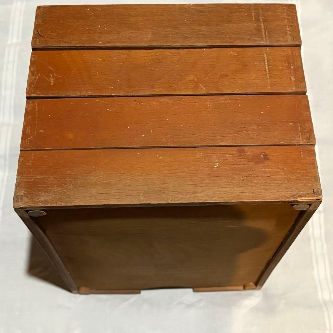 古道具　木製書類ラック　書類ケース