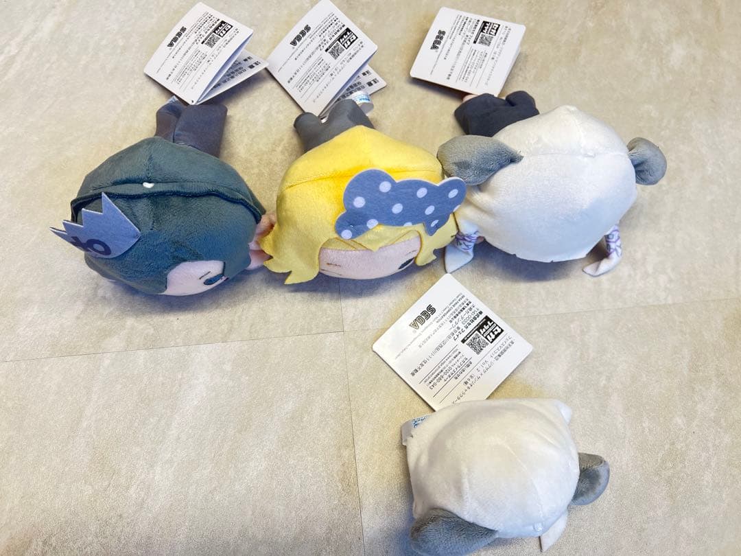 【新品】ジグザグ 真天地開闢集団　寝そべりぬいぐるみ コンプセット　タグ付き