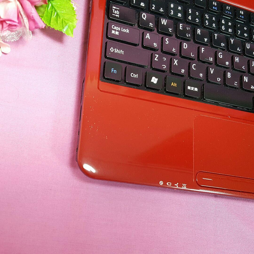 ♥レッドLaVie♥〘CORE-I3搭載&メモリ4G〙オフィス♢Wi-Fi