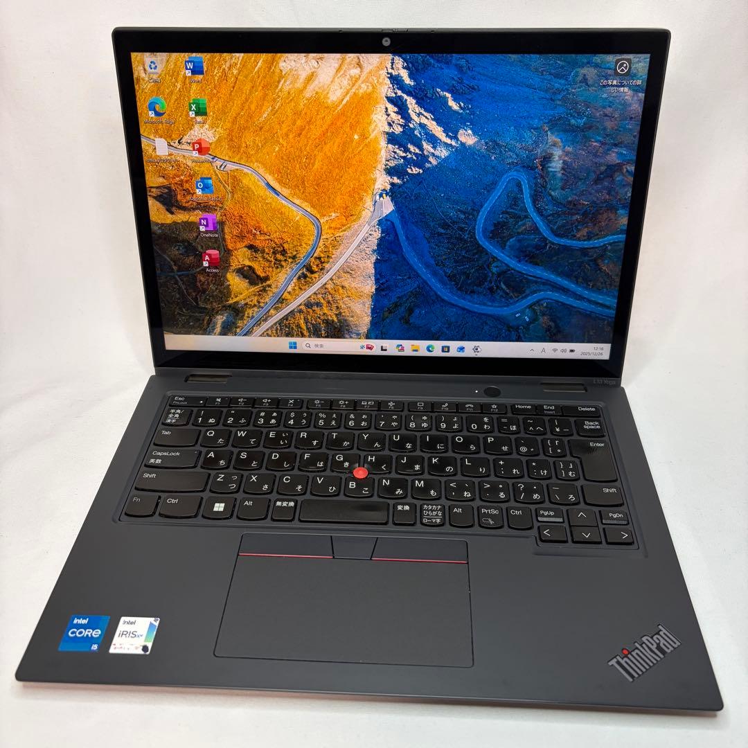 美品 ThinkPad L13 Yoga Gen3 12世代 i5 LTEモデル