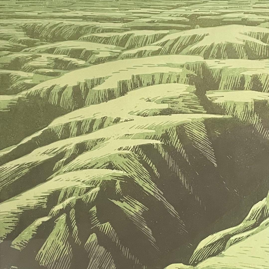 希少 中国画家 国家一級美術師 姚天沐 大判 版画