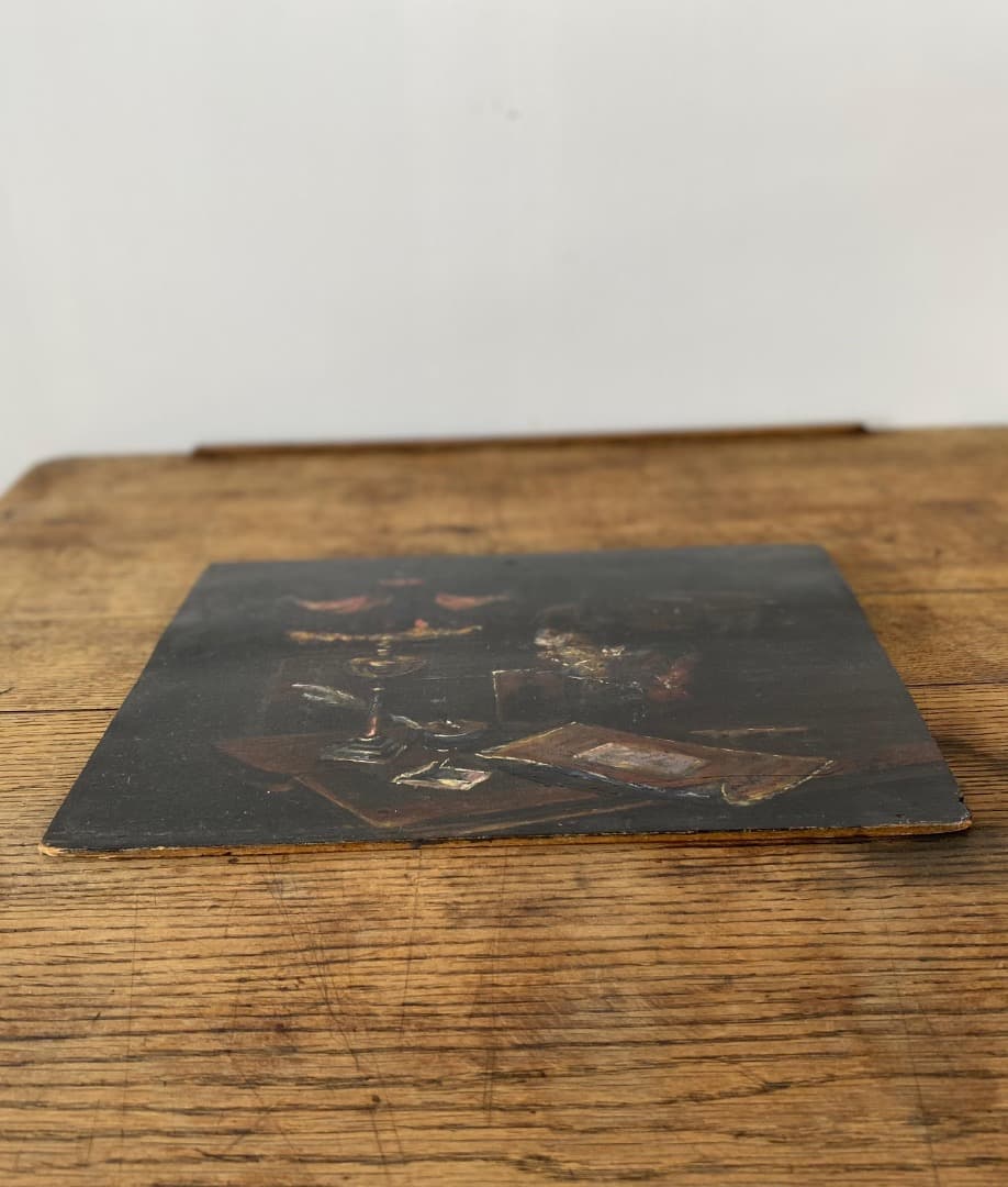 フランスアンティーク アンティーク絵画 アンティーク絵 静物画 油絵