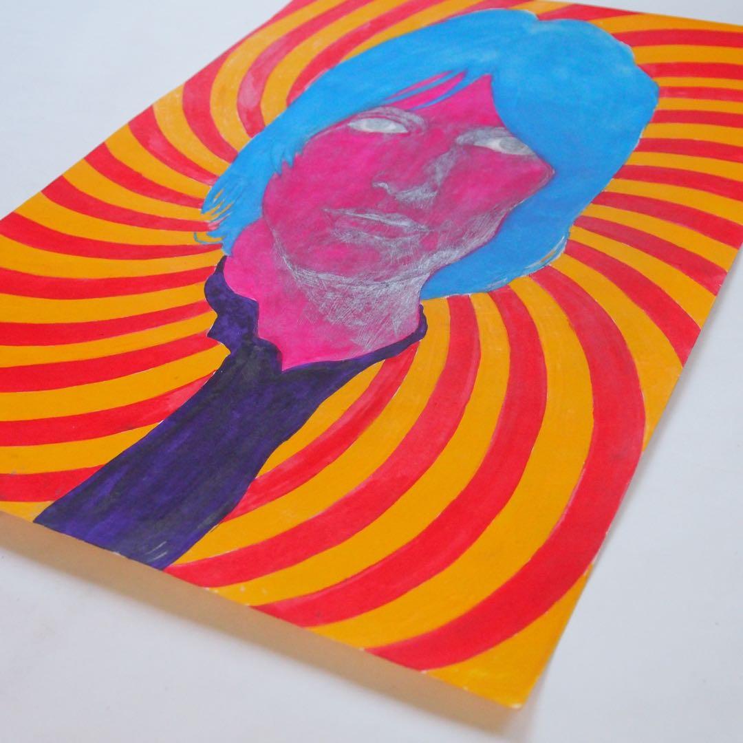 アクリル画 作品 リアム・ギャラガー Liam Gallagher OASIS