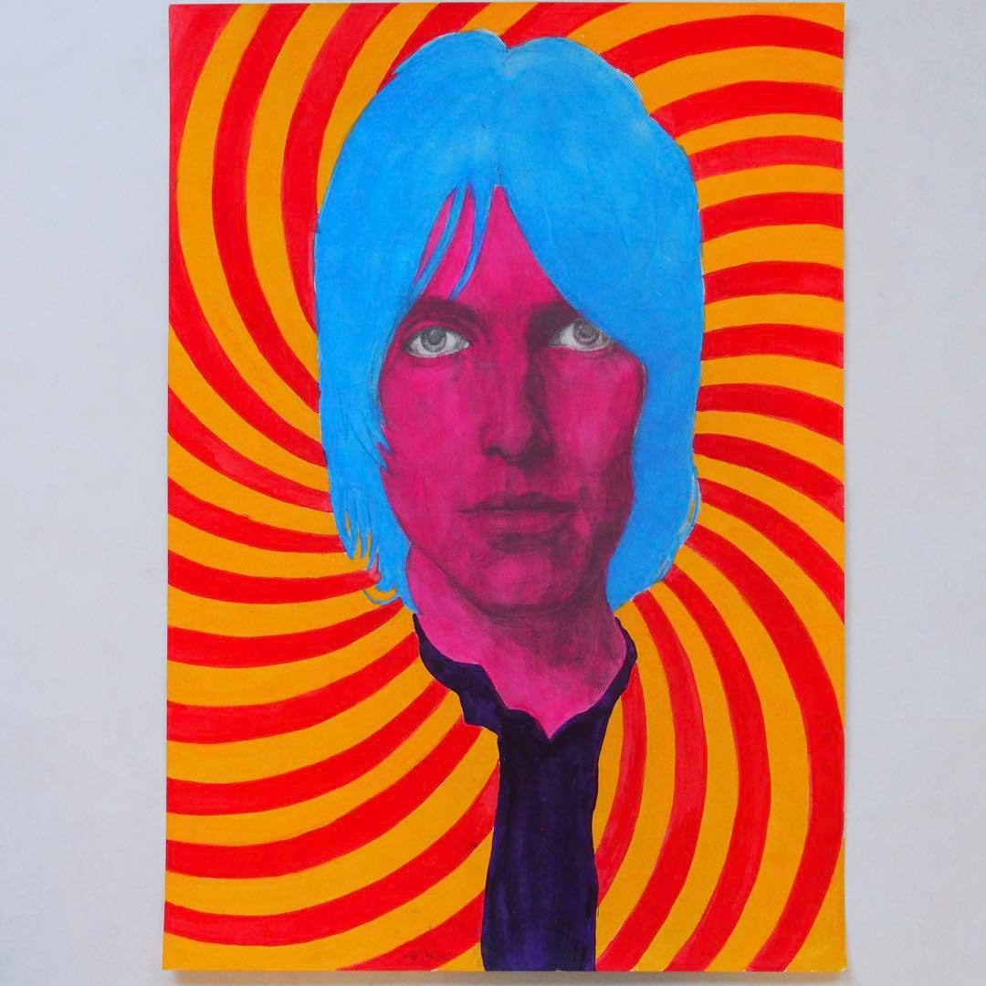 アクリル画 作品 リアム・ギャラガー Liam Gallagher OASIS