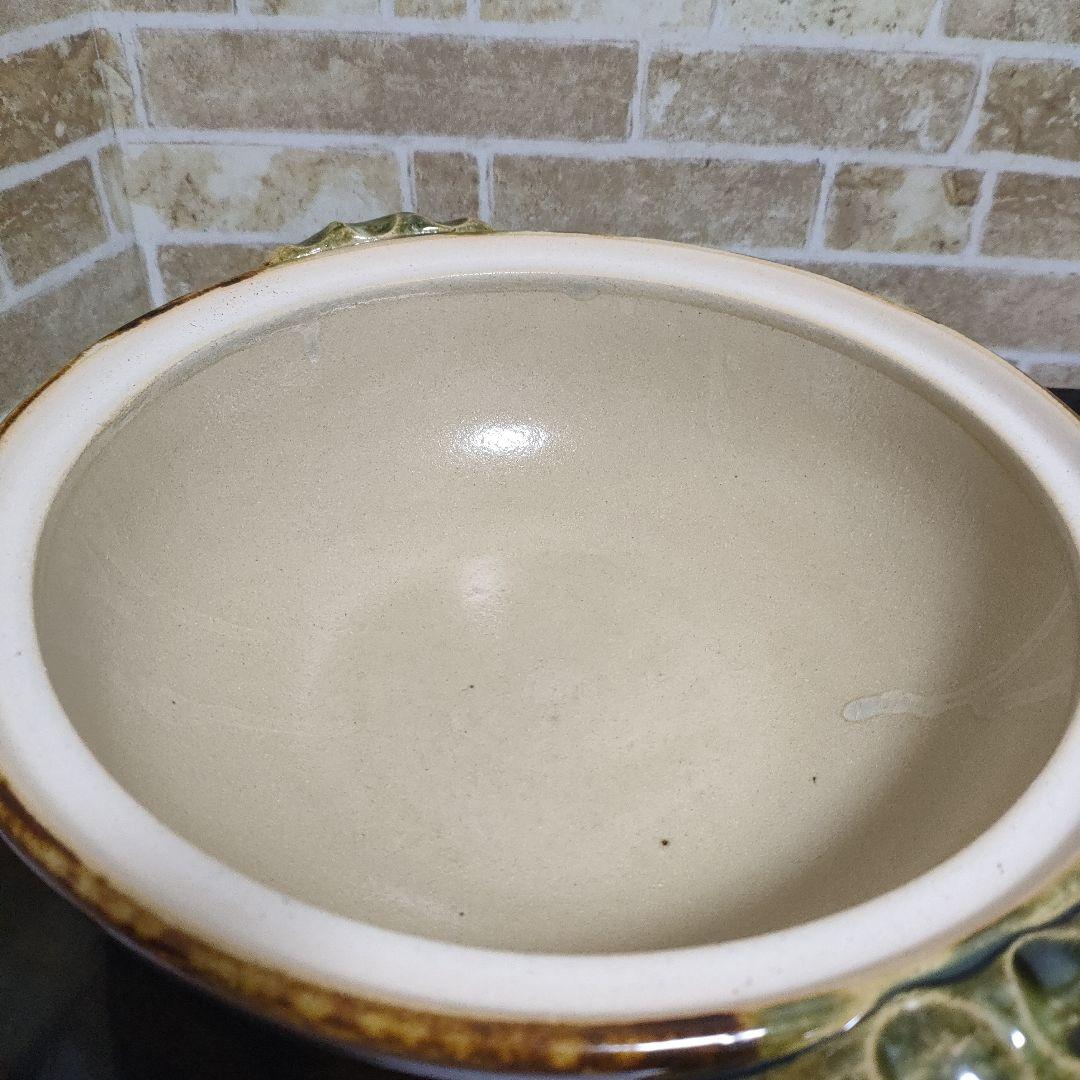 【未使用品】萬古焼 利行 超耐熱手造り土鍋＆とんすい5個セット